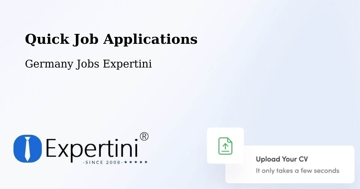 Quick Apply Feature – Worms - Germany Jobs Expertini